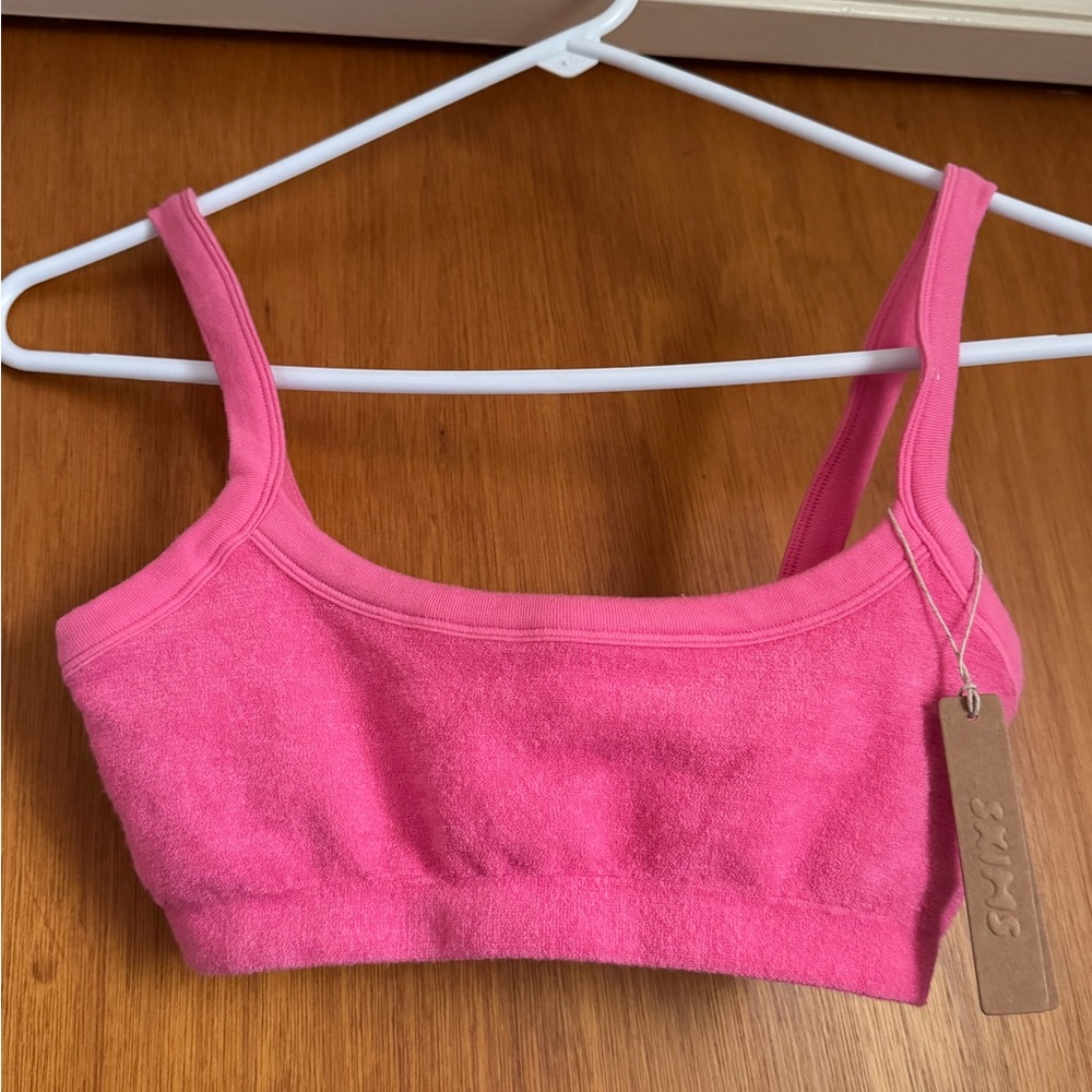 SKIMS Pink Bandeau Intimates Seamless Design